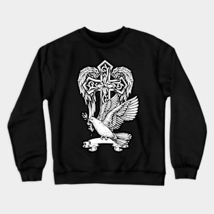 CROSS BIRD DESIGN SHIRT Crewneck Sweatshirt